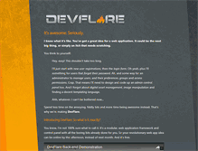 Tablet Screenshot of devflare.com